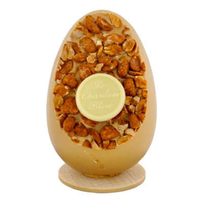 Oeuf gourmand praliné ivoire