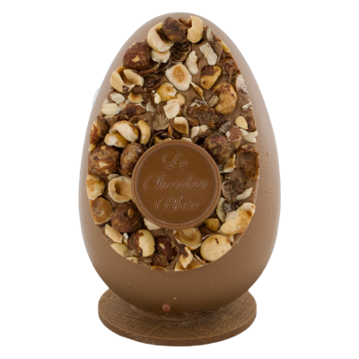 Oeuf gourmand praliné lait